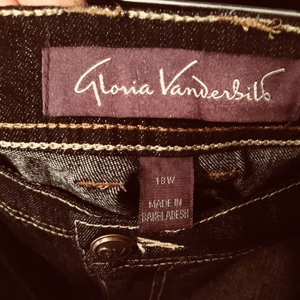Denim Gloria Vanderbilt Plus size Jean